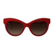 Begrenset utgave røde katteøye solbriller