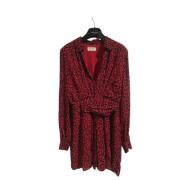 Pre-owned Rødt stoff Saint Laurent kjole