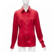 Pre-owned Rød silke Dolce ; Gabbana kjole