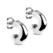 Gianna Small Hoops - Silver