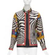Pre-owned Flerfarget silke Versace skjorte
