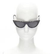 Pre-owned Svart Acetate Valentino solbriller