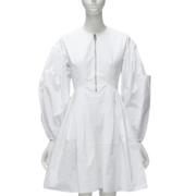Pre-owned Hvit bomull Alexander McQueen kjole