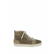 Pre-owned Brunt skinn Christian Louboutin joggesko