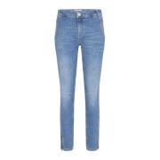 Slim-Fit Jeans med broderte detaljer