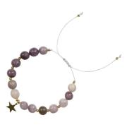 Stone Bead Bracelet 8 MM Grape