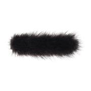 Mink Hair Clip Small Charcoal