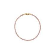 Light Pink Orelia Cup Chain Tennis Bracelet Wristwear