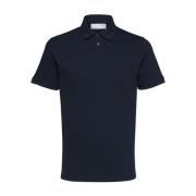 Sky Captain Selected Slhwalter Ss Polo B T-Shirts Tops