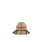 Exaggerated Check Ull Bucket Hat