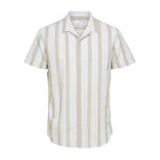 Kelp Selected Slhregnew-Linen Shirt Ss Resort W Shirts