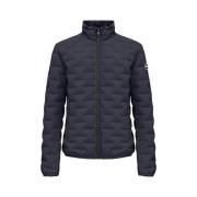 Blå Colmar Quilted Jacket With Padded Collar Yttertøy