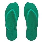 Tapered Emerald Flip Flops