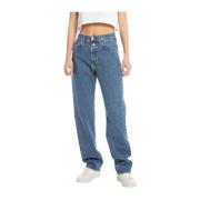 Mid Blue Loose-Fit Denim Jeans