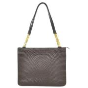 Pre-owned Brun skinn Bally Shopper