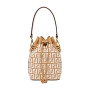 Chenille Tapestry Bucket Bag