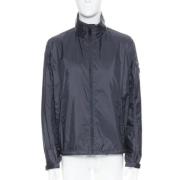 Pre-owned Marineblå nylon Prada jakke