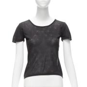 Pre-owned Svart silke Chanel Top