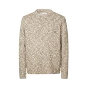 Chunky Strikket Crew Neck Genser