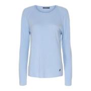 Myk Cashmere Sweater med Splitt