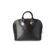 Pre-owned Svart skinn Louis Vuitton Alma