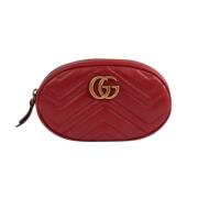 Pre-owned Rødt skinn Gucci Marmont