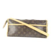 Pre-owned Brunt skinn Louis Vuitton Popincourt