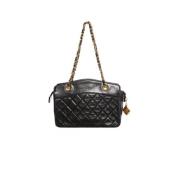 mini lambskin quilted handbag with hardware