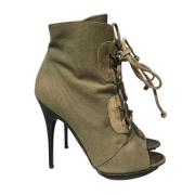 Pre-owned Gront lerret Giuseppe Zanotti stovler