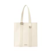 Hvit bomull Jacquemus Tote