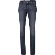 Slim Fit Lysgrå Jeans med Stilfulle Detaljer