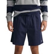 Marine Gant Drawstring Logo Shorts Shorts