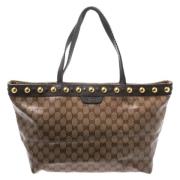 Pre-owned Beige skinn Gucci Tote