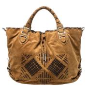 Pre-owned Brun semsket skinn Bally Tote