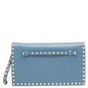 Pre-owned Bla Valentino-clutch i skinn