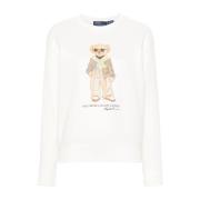 Hvite Sweaters med Polo Bear