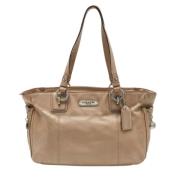 Pre-owned Beige Laer Coach Tote