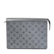 Pre-owned Gratt stoff Louis Vuitton Porte Dokumenter Voyage