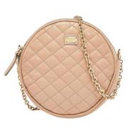 Pre-owned Beige Leather Dolce & Gabbana Crossbody Bag