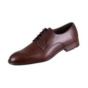 Elegante brune sko i glatt skinn