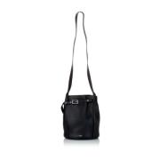 Pre-owned Svart skinn Celine Crossbody Veske