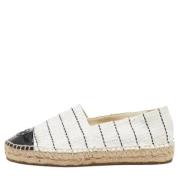 Pre-owned Chanel Espadrilles i hvitt skinn