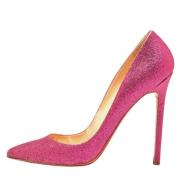 Pre-owned Rosa stoff Christian Louboutin haeler