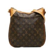 Pre-owned Brunt skinn Louis Vuitton Odeon