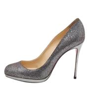 Pre-owned Metallisk stoff Christian Louboutin haeler