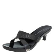 Pre-owned Casadei-sandaler i svart stoff