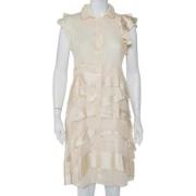 Pre-owned Beige Silk Prada kjole