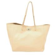 Pre-owned Beige Laer Mulberry Tote