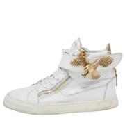 Pre-owned Hvitt skinn Giuseppe Zanotti joggesko