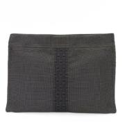 Pre-owned Gra Canvas Hermes Clutch